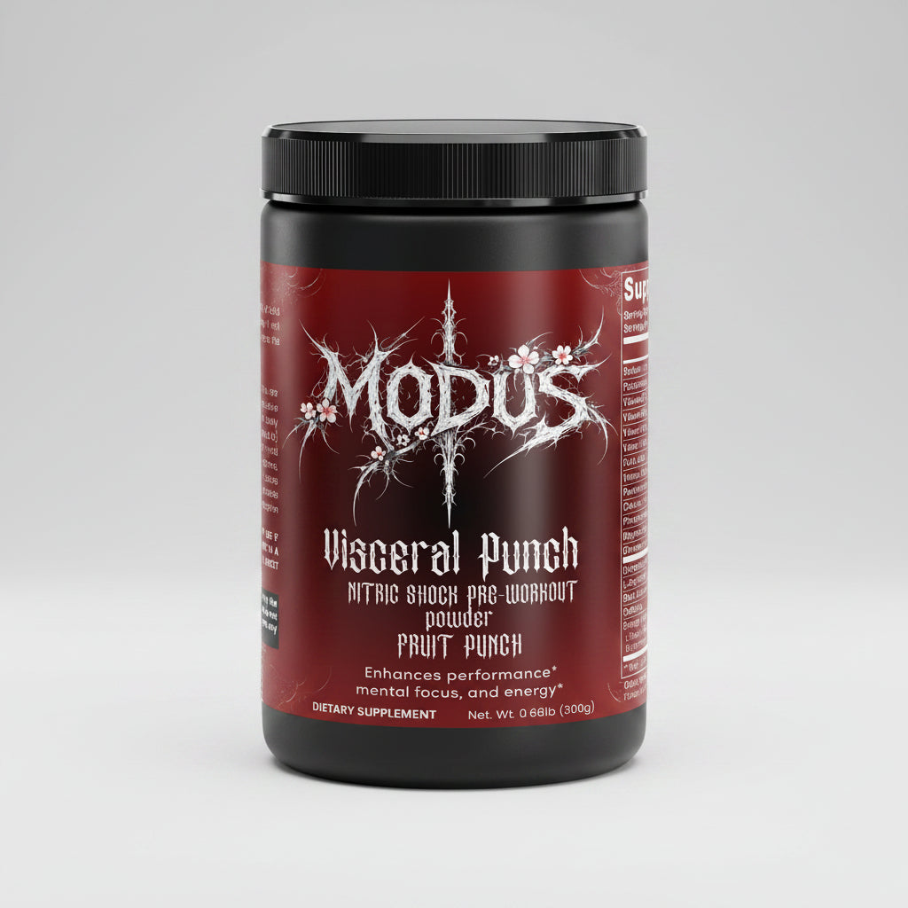 "VISCERAL PUNCH" Nitric Shock Pre-Workout Powder (Fruit Punch)