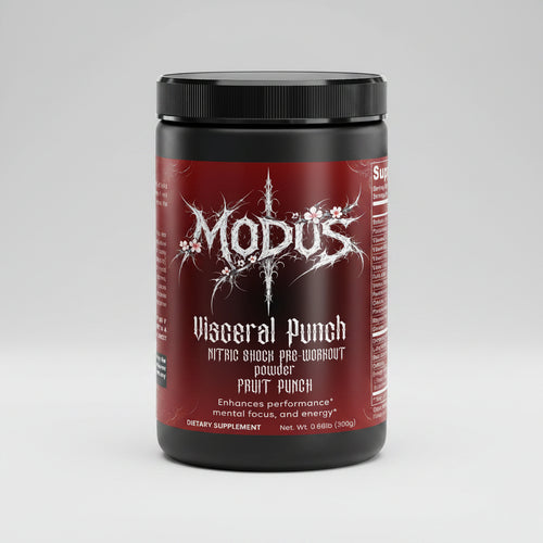 "VISCERAL PUNCH" Nitric Shock Pre-Workout Powder (Fruit Punch)