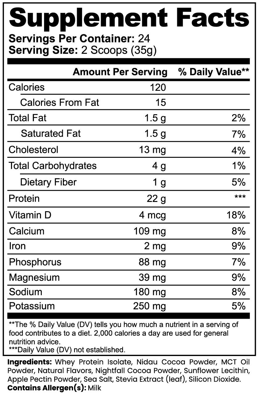 "KOKO LOKO" Advanced 100% Whey Protein Isolate (Chocolate)
