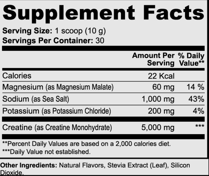 Creatine Hydration Powder